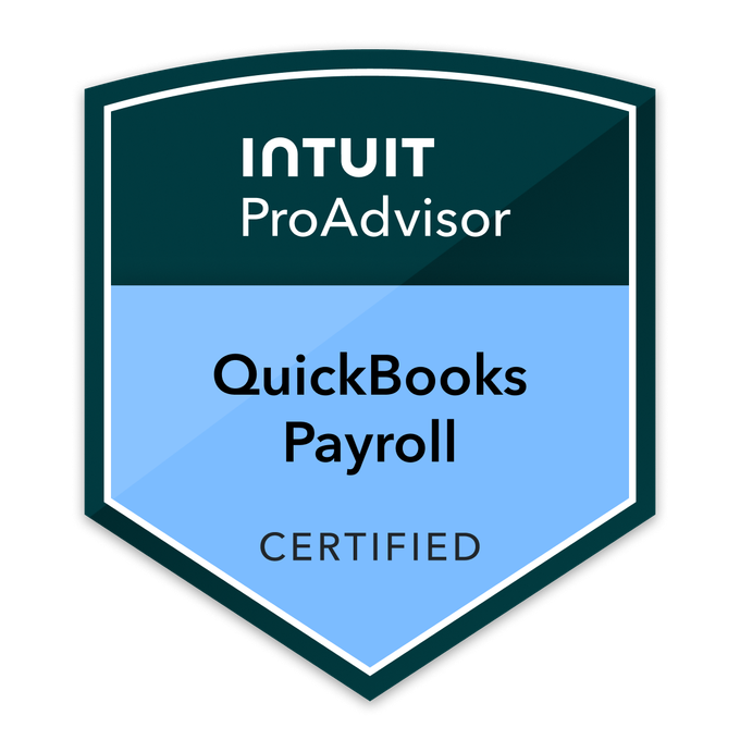 QuickBooks Online Payroll certified badge